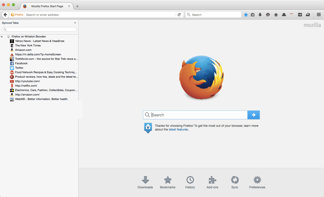 what is latest firefox for mac